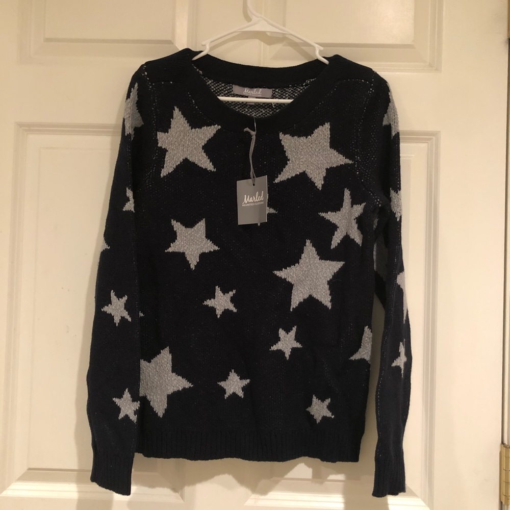 marled reunited sweaters, stars
